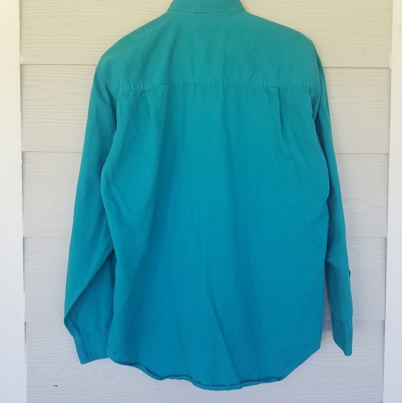 Vintage 90s Buggle Boy Casual Button Down Top Preppy Academic Sz Med. Unisex - Picture 9 of 11